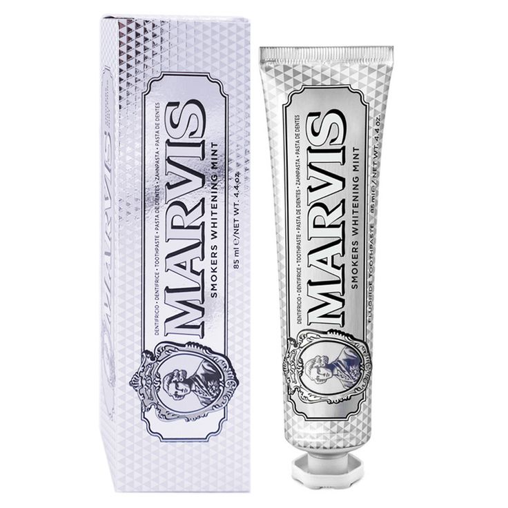 Marvis dentifrice blanchissant, menthe, anti plaques,fraîcheur longue durée